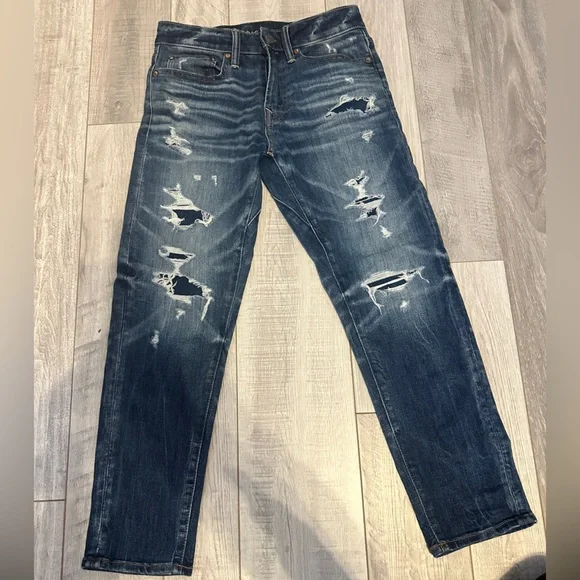 American Eagle Men's Size 26 x 28 Athletic Fit Jeans - Picture 1 of 5